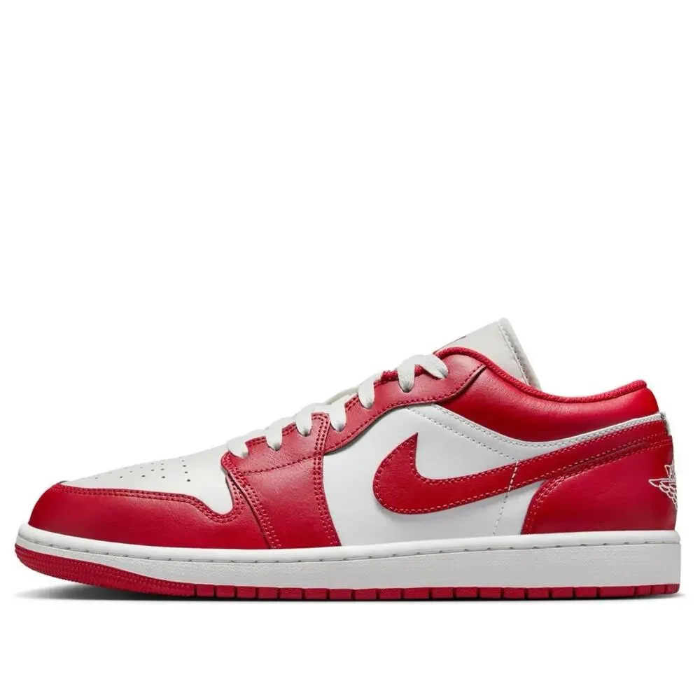 NEW Nike Air Jordan 1 Low Varsity Red White 553558-166 Men's Size Multi